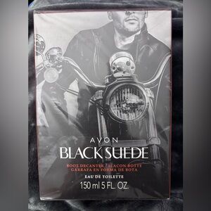 NIP~Avon Black Suede Limited Edition Fragrance in Collectible Boot